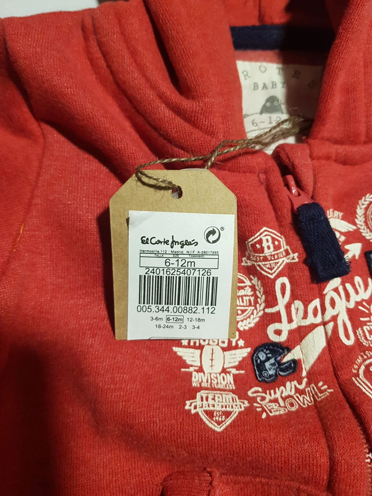 Sudadera con capucha talla 6-12 meses color anaranjado (amsl) – Brotes – taille 6-9 mois / 68 cm 4