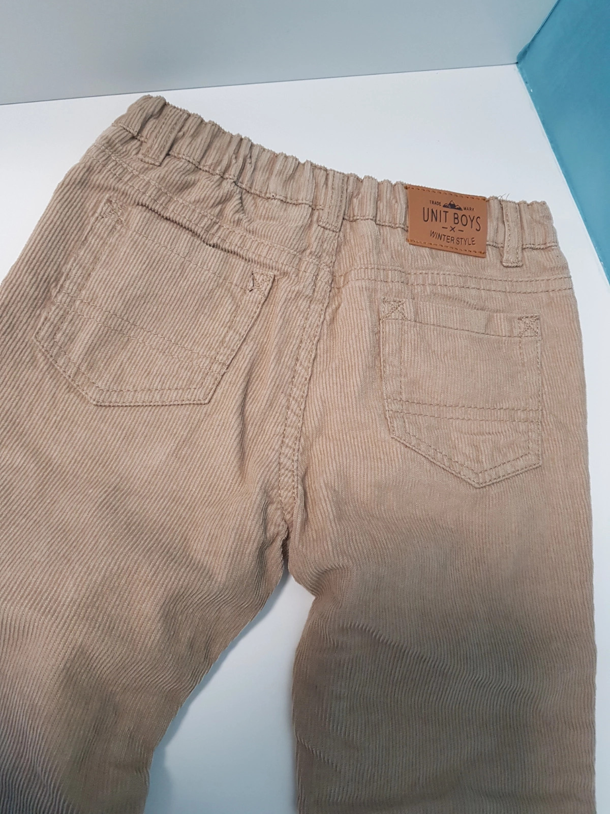 Petit pantalon velours couleur beige/marron clair taille 24 mois (amsl) – Unit Boys – taille 18-24 mois / 86 cm 4