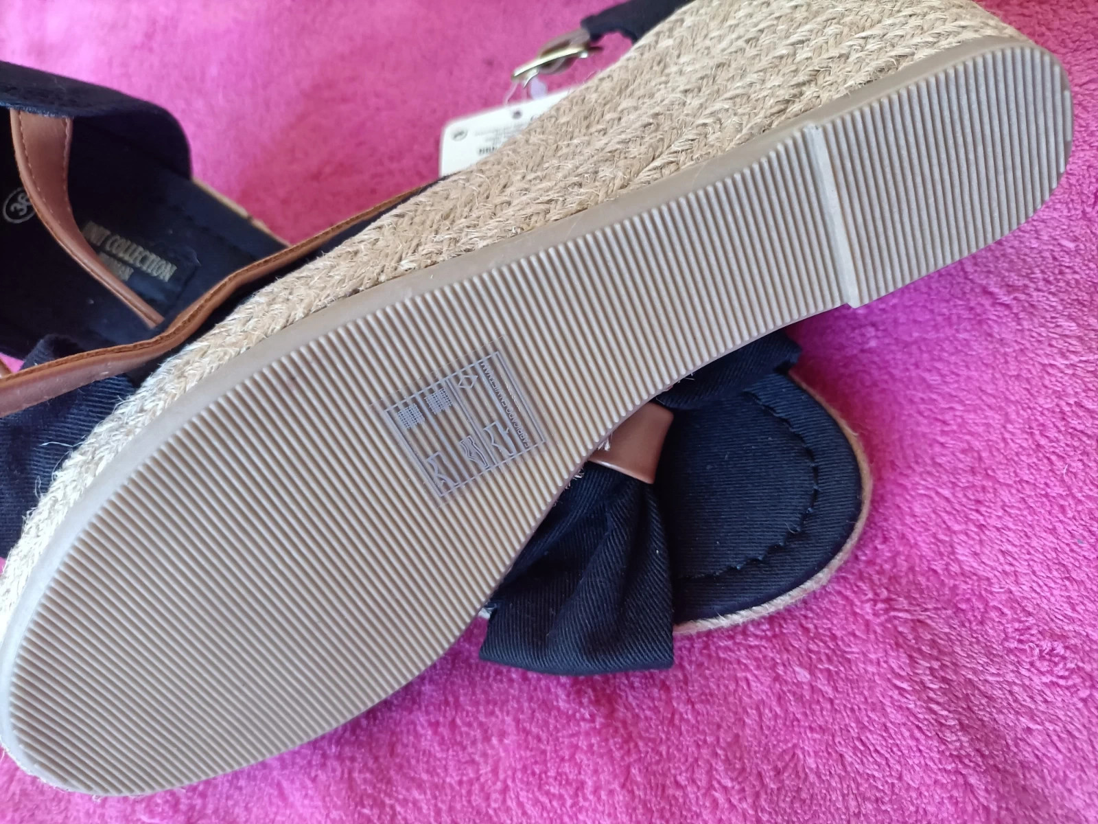 Sandalias negras y marrón talla 36 (amsl) – Unit – taille 36 5