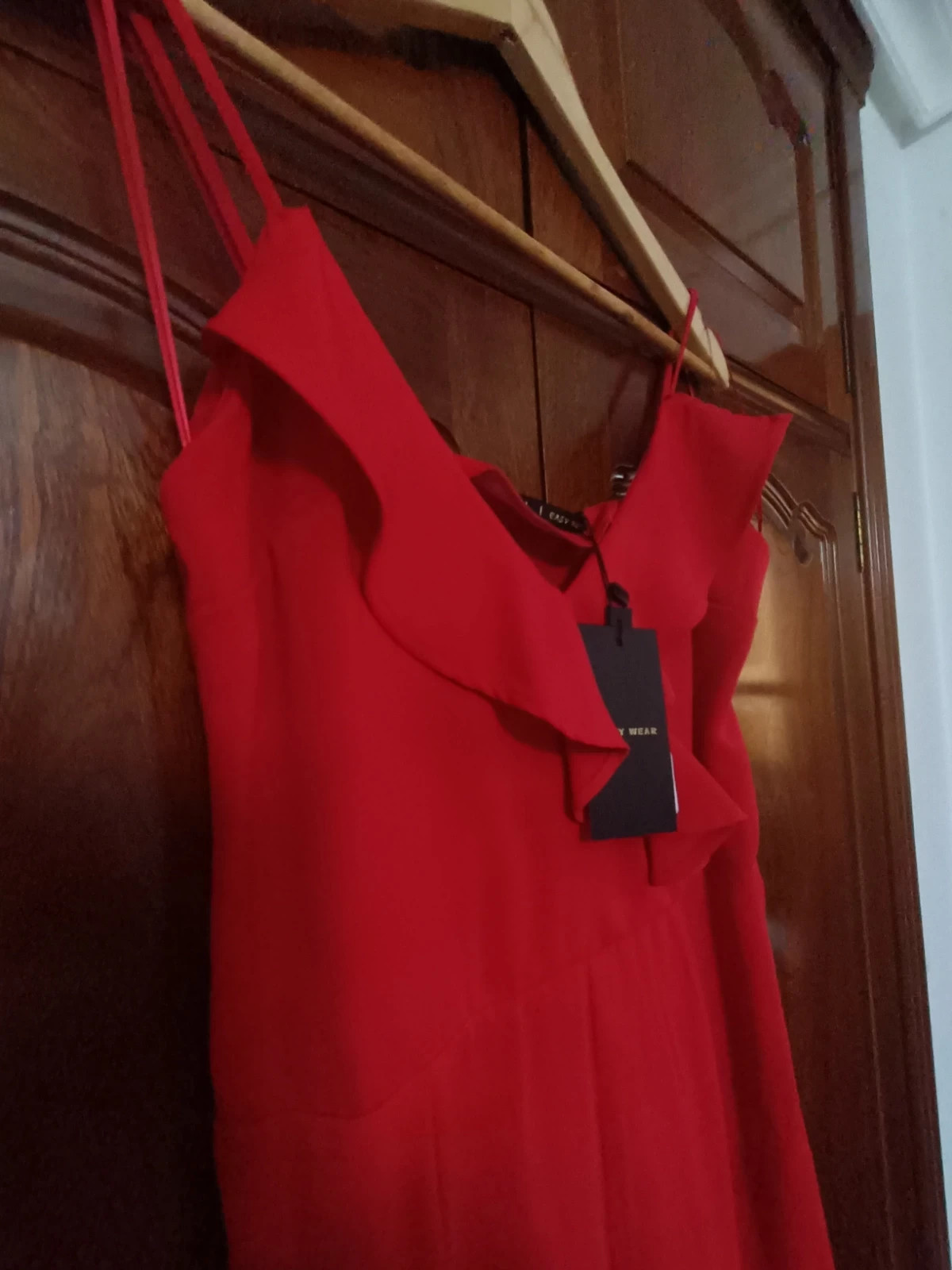 Elegante combinaison pantalon rouge (amsl.i) – Easy Wear – taille L / 40 / 12 4