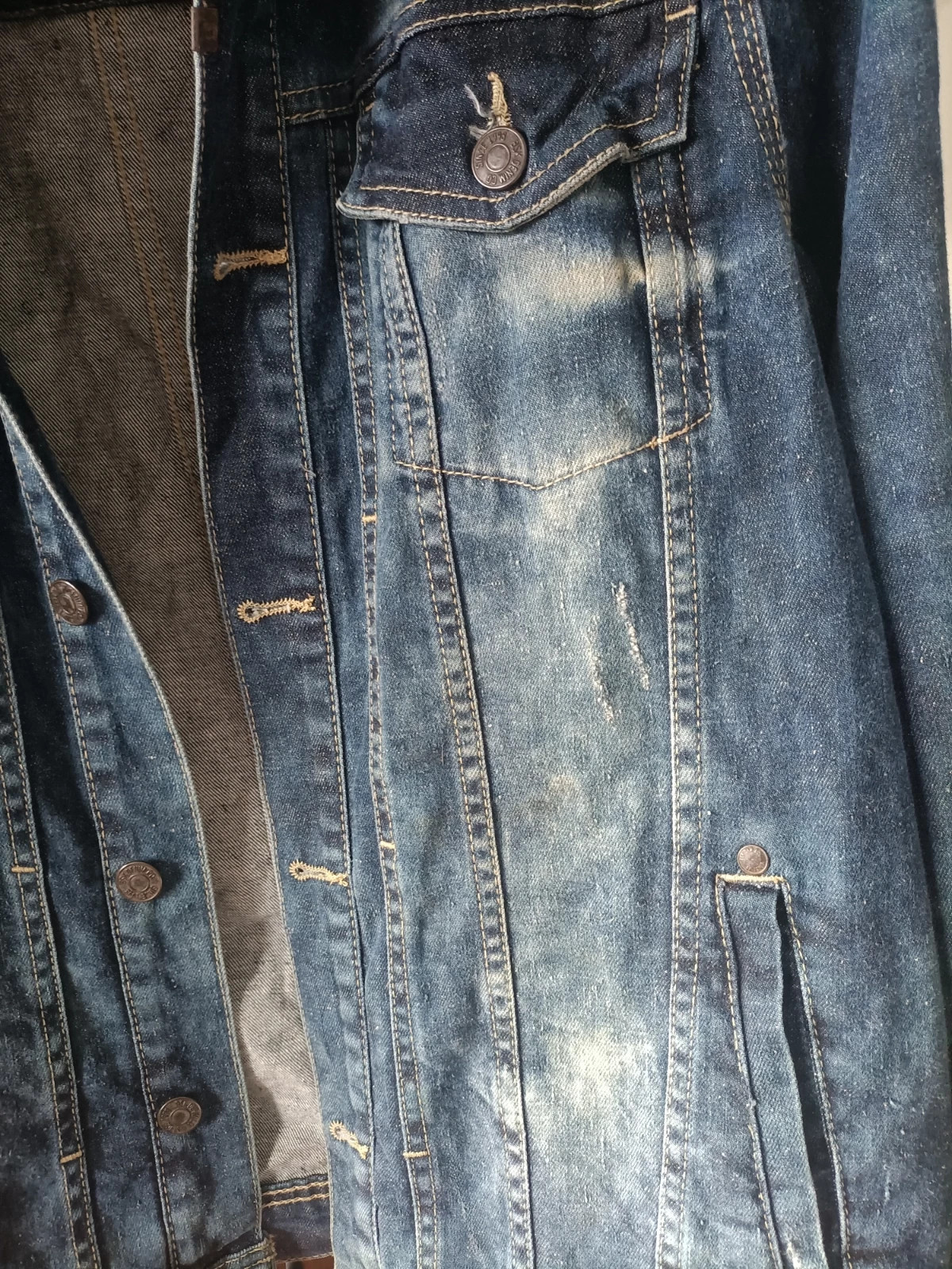 Cazadora vaquera Bershka talla M (drl) – Bershka – taille M 4