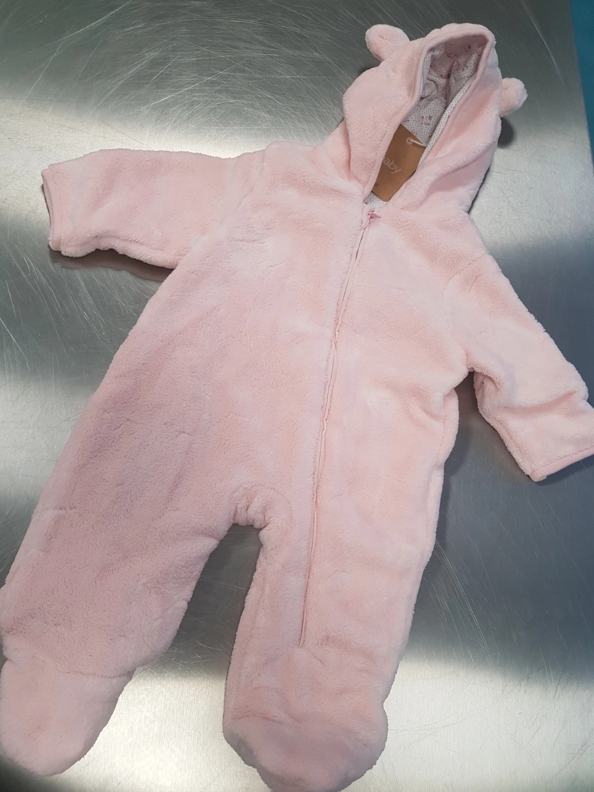 Grenouillere toute douce et chaude pour bebé taille 3mois (amsl)(2) – baby unit – taille 1-3 mois / 56 cm