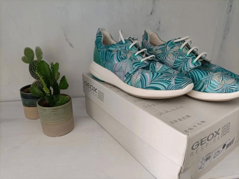 Zapatillas Geox talla 36 azul turquesa flores (amsl.20) – Geox – taille 36 4