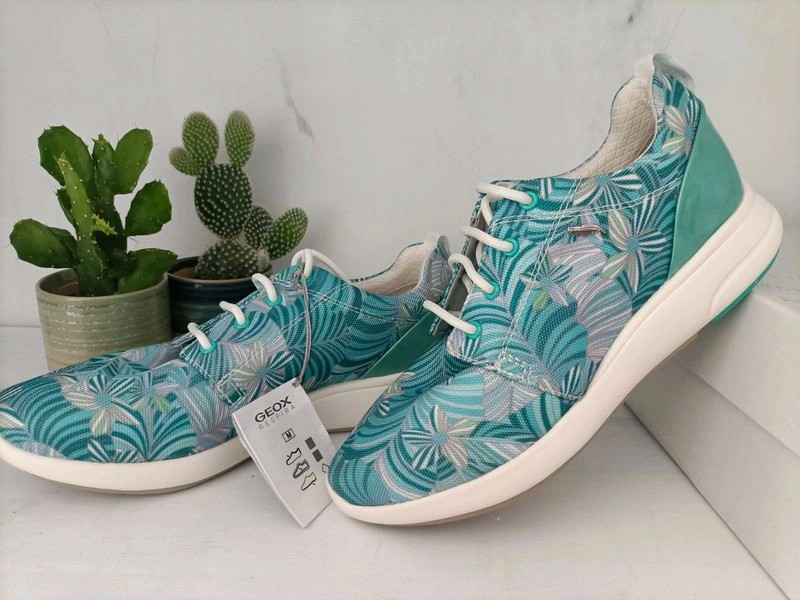 Zapatillas Geox talla 36 azul turquesa flores (amsl.20) – Geox – taille 36 2