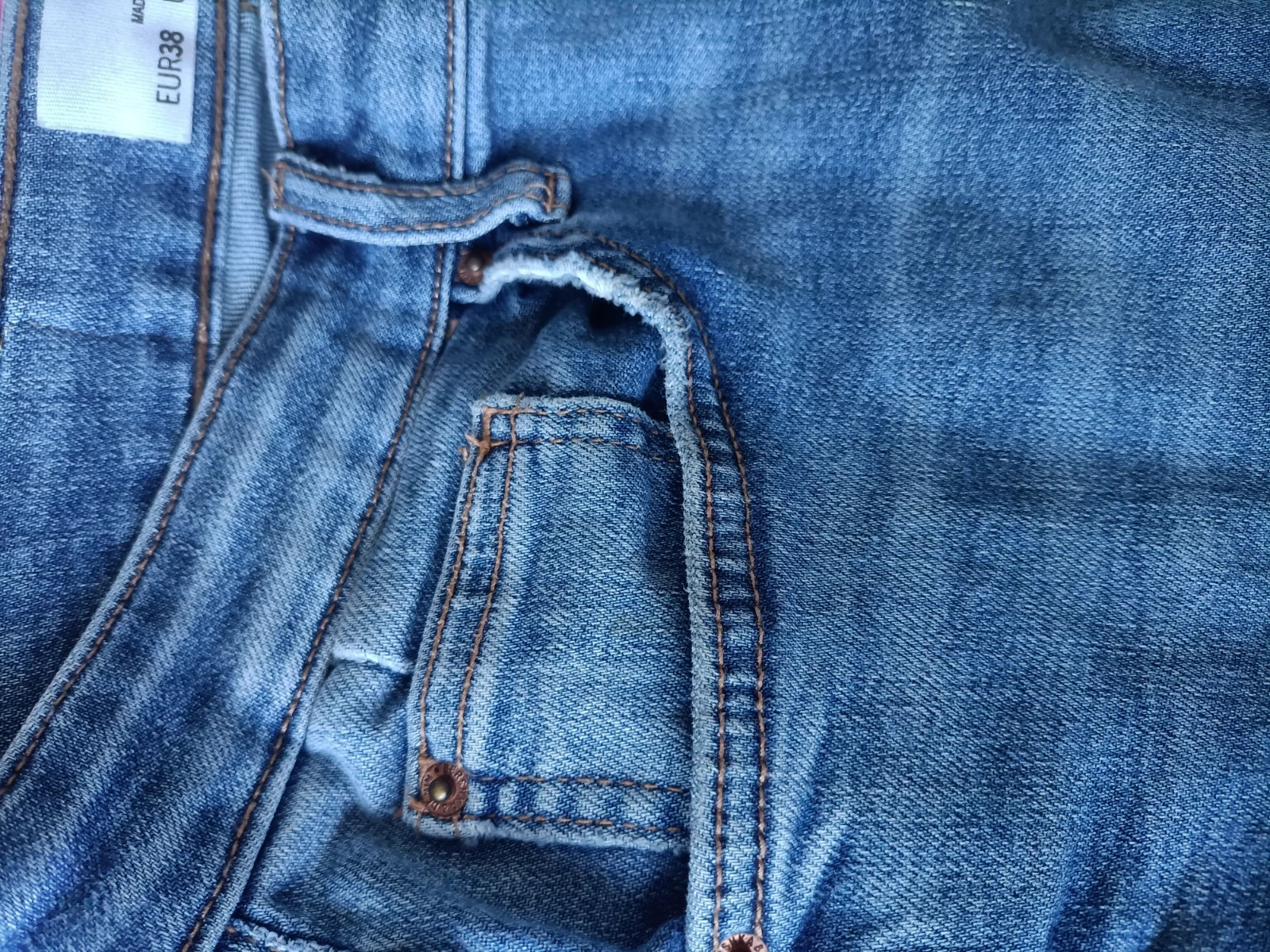 Vaquero super skinny Bershka talla 38 (drl) – Bershka – taille M 4