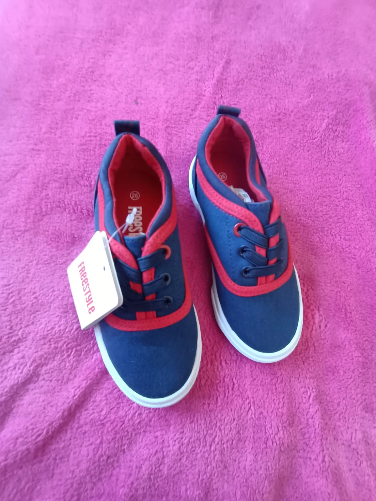 Deportivas de lona azul y rojas talla 26 (amsl) – Freestyle – taille 26 2