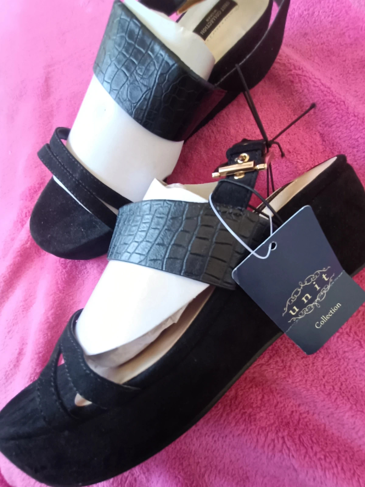 Sandalias negras talla 38 (amsl)(2) – Unit – taille 38 3