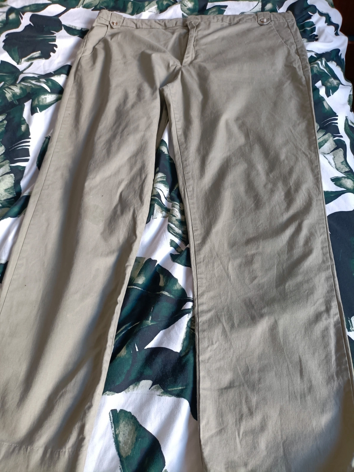 Pantalón chino verde caqui talla 44 (amoi) – unit del corte inglés. – taille XXL / 44 / 16 3