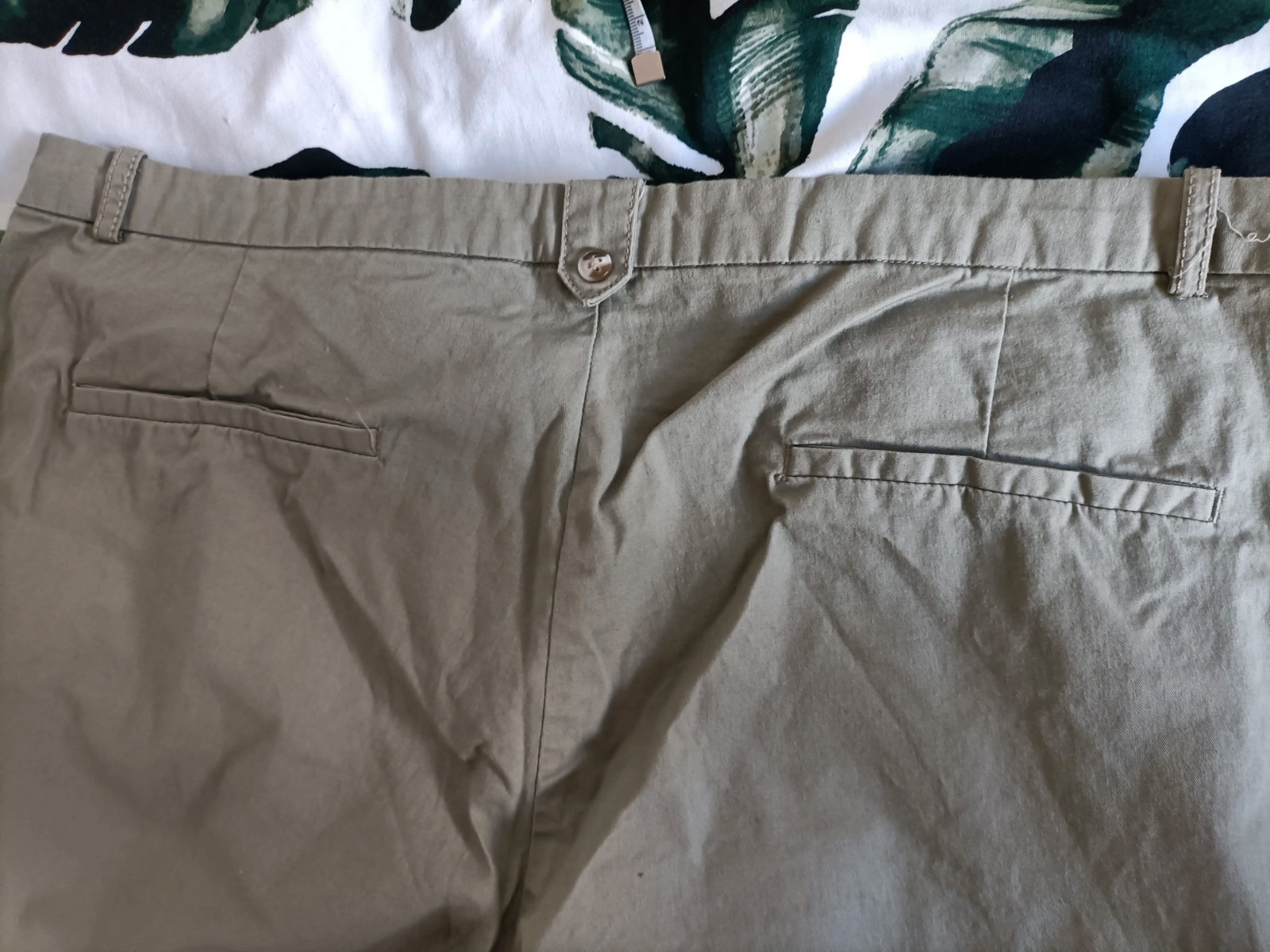 Pantalón chino verde caqui talla 44 (amoi) – unit del corte inglés. – taille XXL / 44 / 16 4