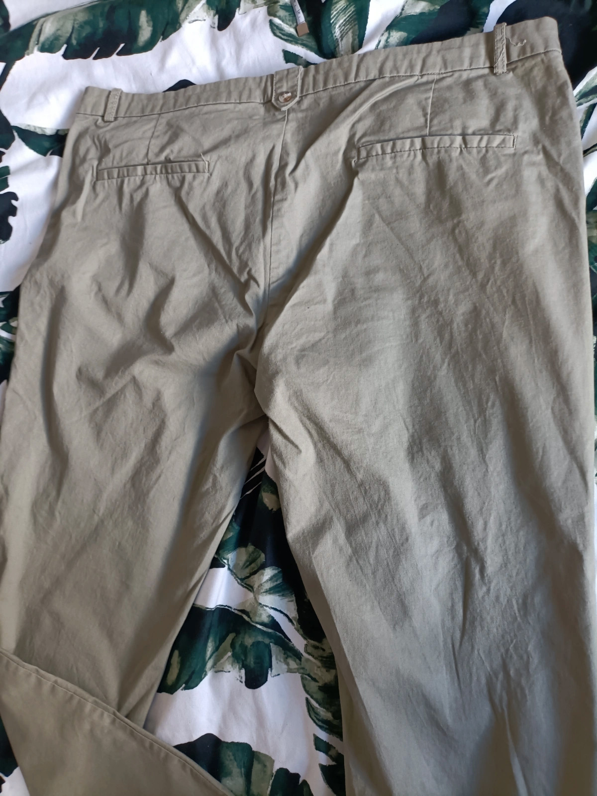Pantalón chino verde caqui talla 44 (amoi) – unit del corte inglés. – taille XXL / 44 / 16 5