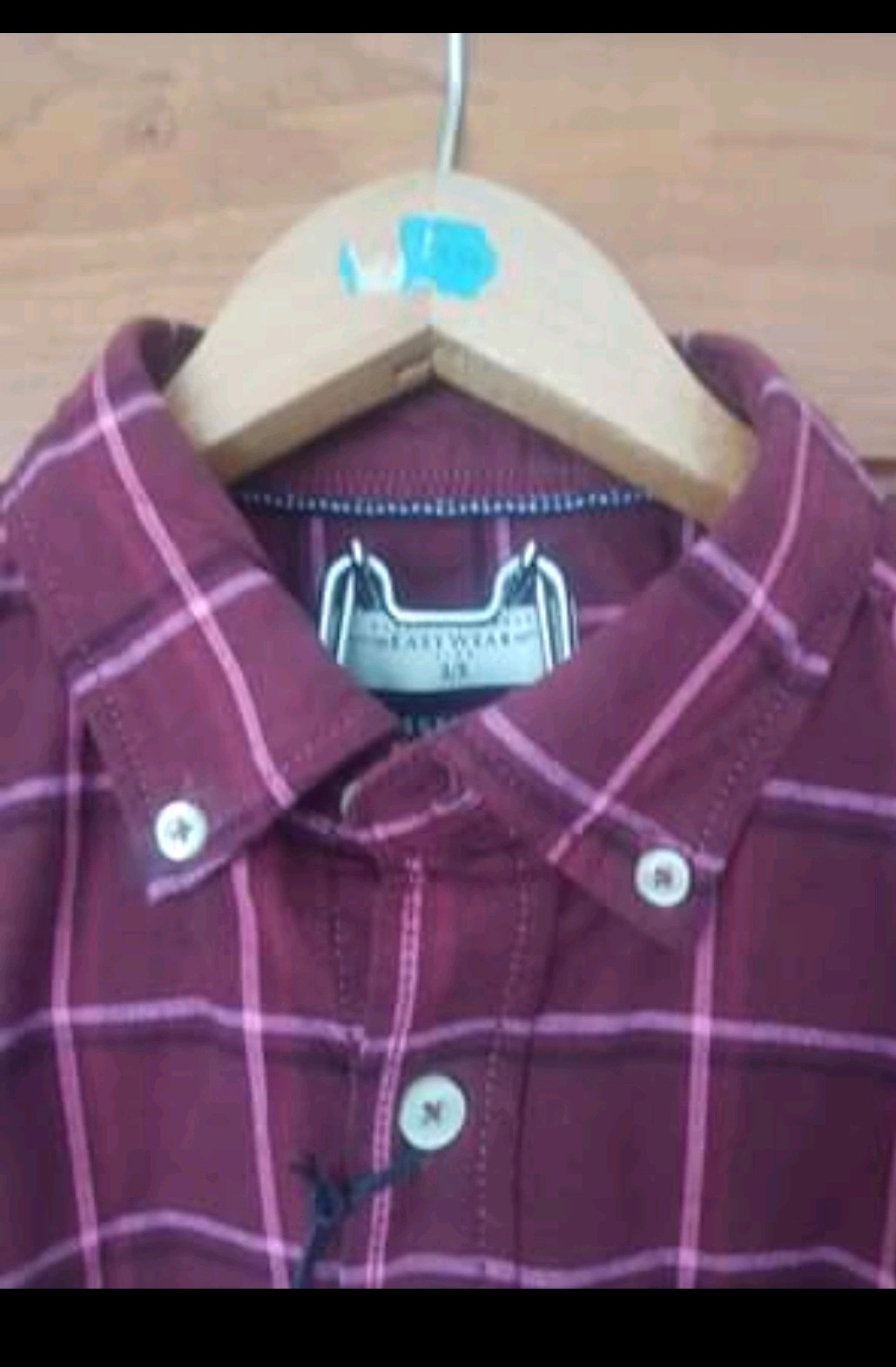 Camisa de cuadros talla S – Easy Wear – taille S 2