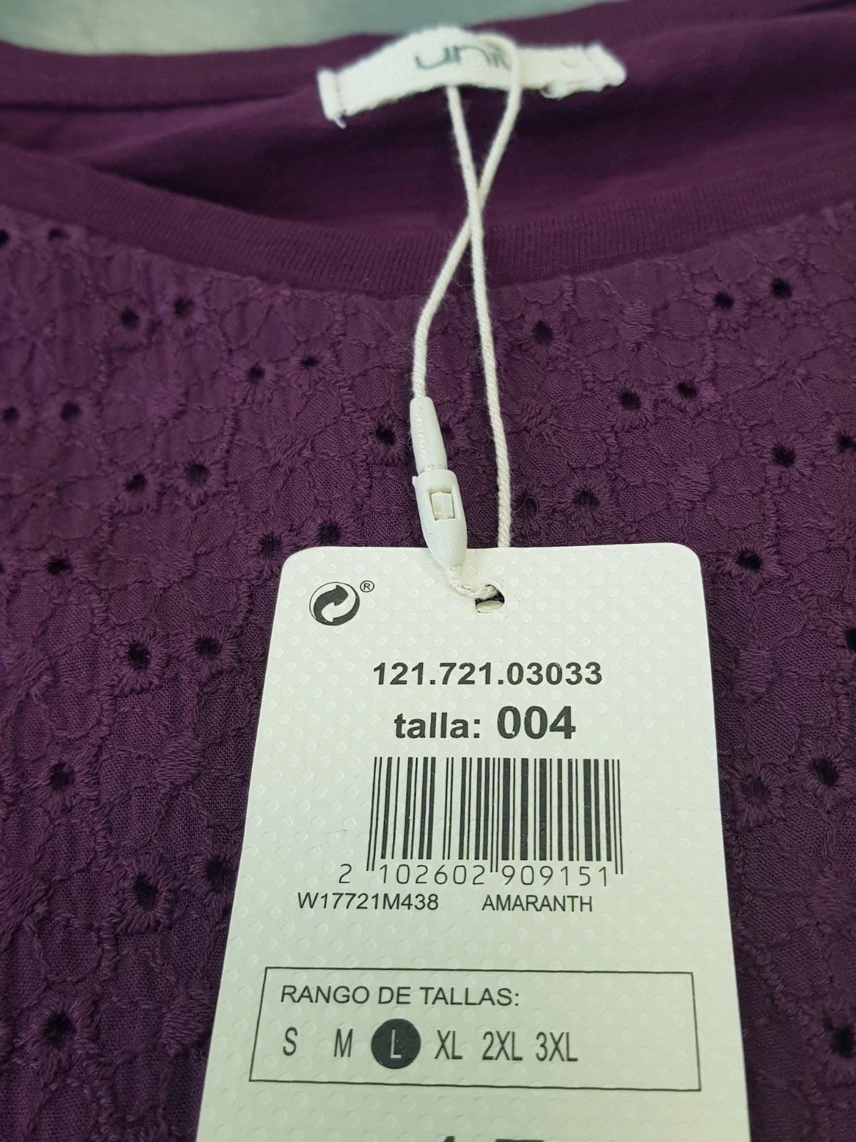 Tee shirt manches longues taille L (amsl)(2) – woman unit – taille L / 40 / 12 3