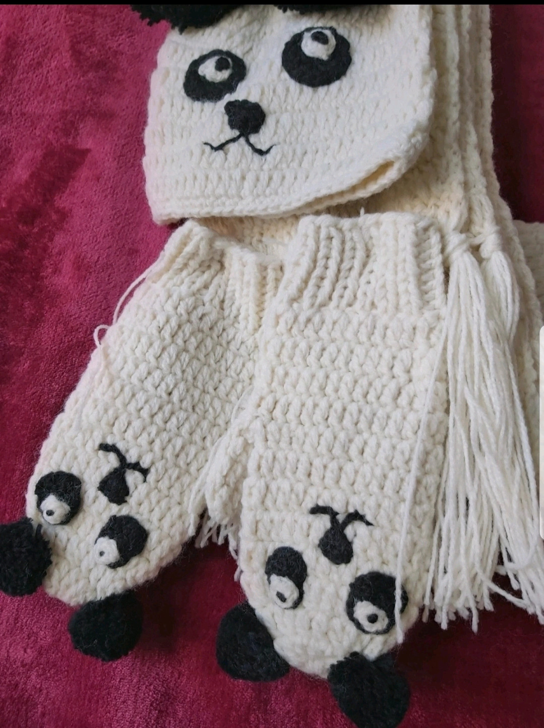 Pour qu'elle n'ai pas froid, Ensemble bonnet écharpe et moufles (amsl) – El Corte Inglés 4