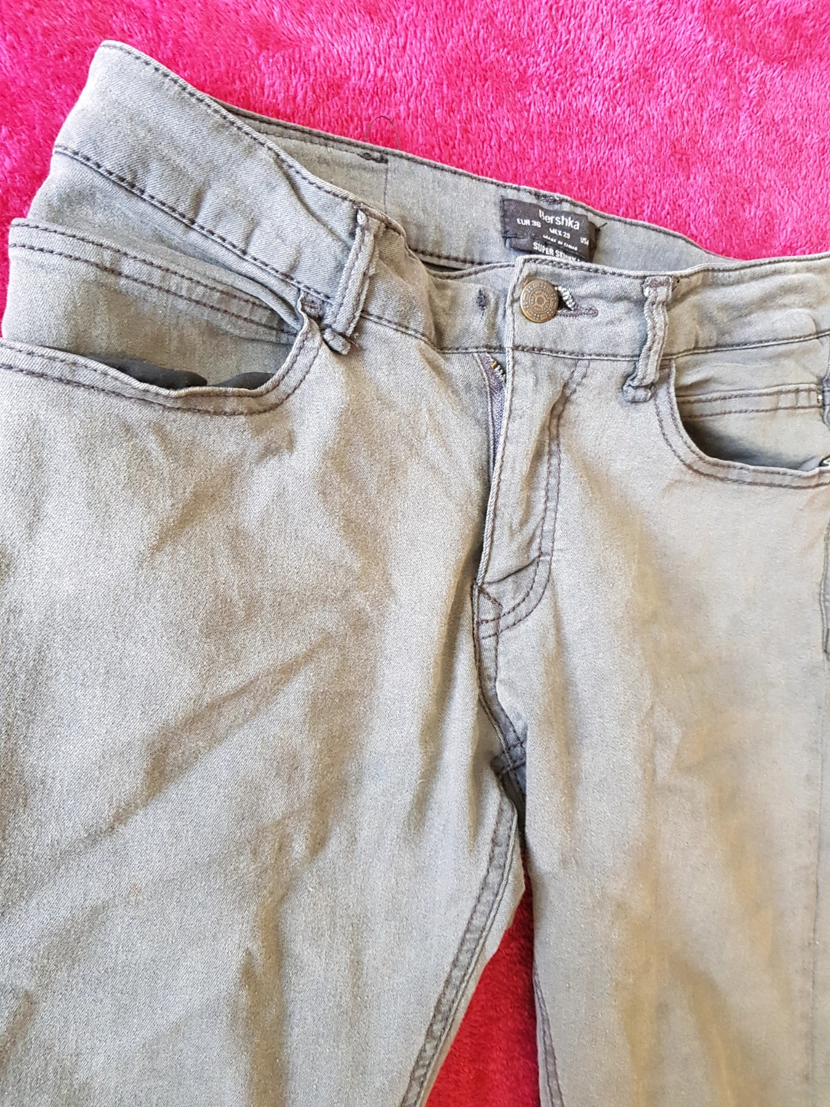 Pantalón super skinny fit de Bershka talla 36 (drl) – Bershka – taille S 2