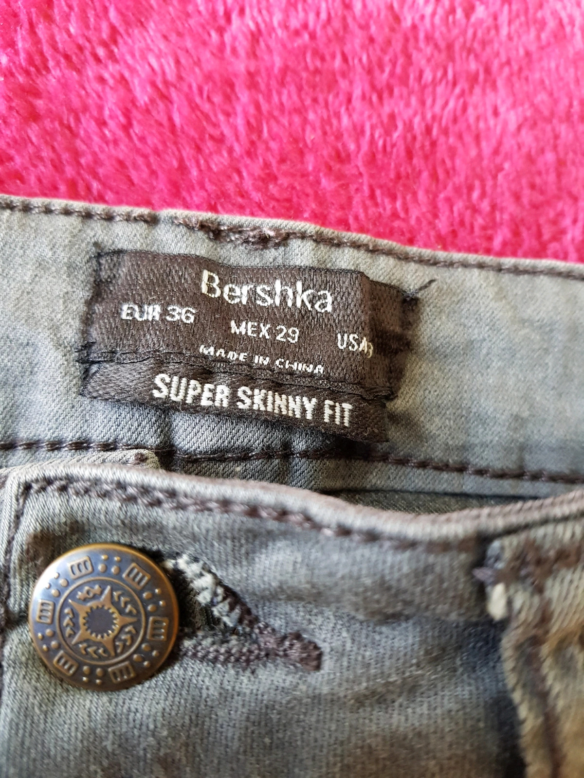 Pantalón super skinny fit de Bershka talla 36 (drl) – Bershka – taille S 4