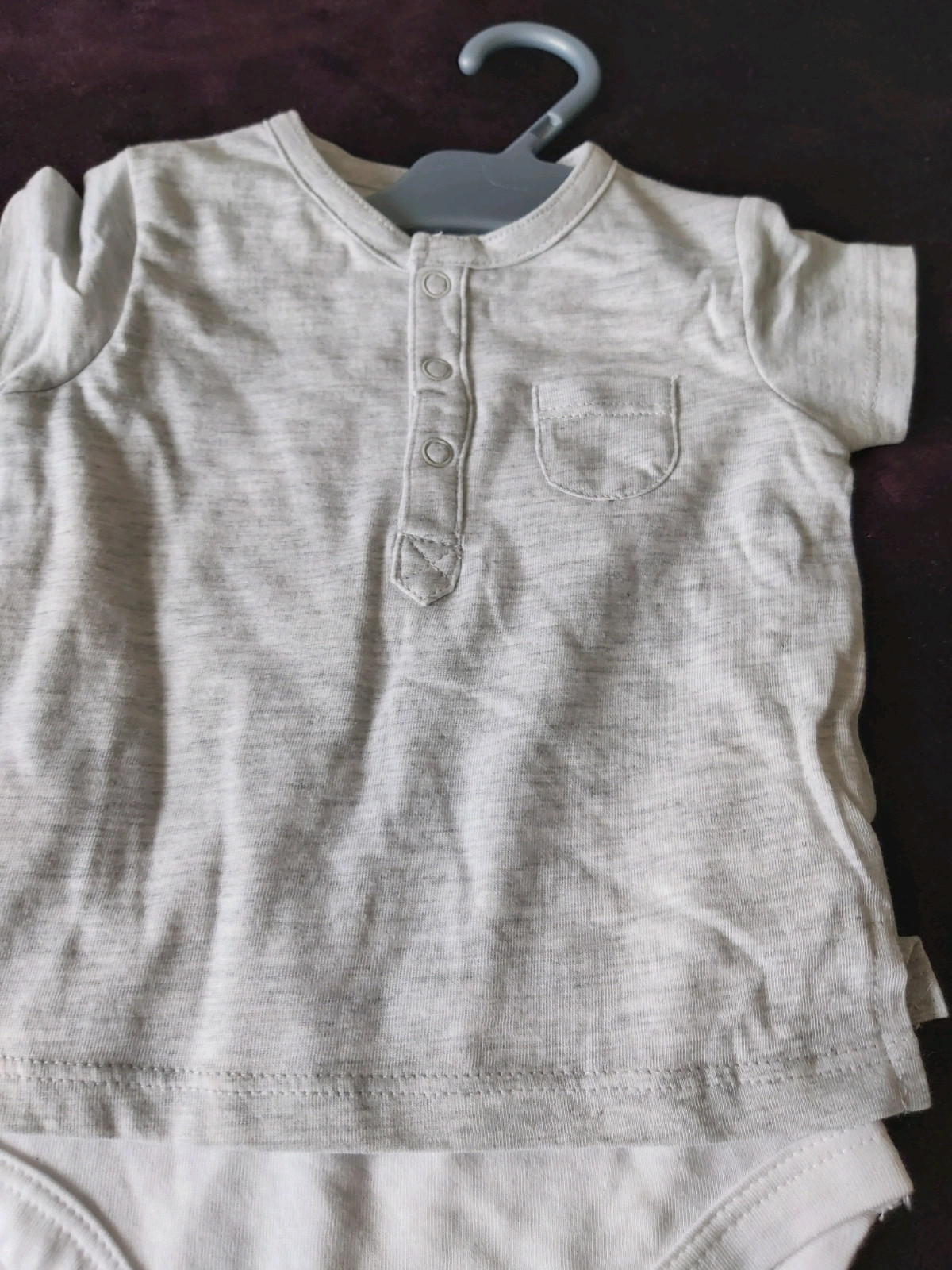 Body t-shirt uni taille 6mois – Unit – taille 3-6 mois / 62 cm 2