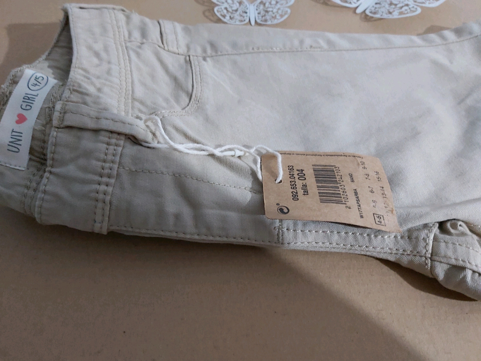 Pantalon sarga talla 4/5 – Unit – taille 4 ans / 104 cm 3