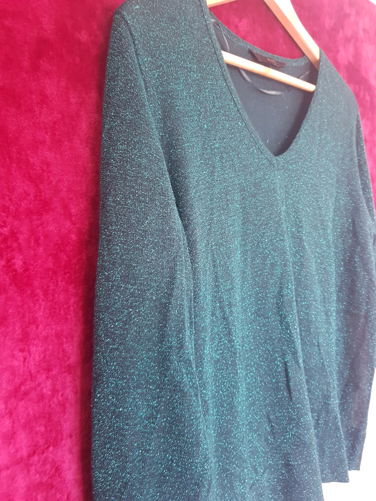 Pull a paillettes col V taille XL de la marque Elogy – Elogy – taille XL / 42 / 14 2