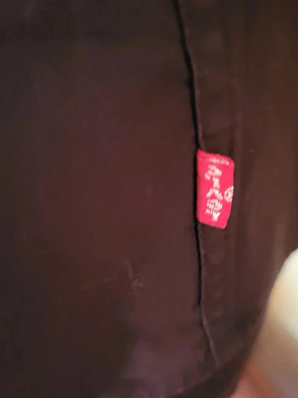 Chemisier noir Levi's Strauss & Co n256 – Levi Strauss & Co. – taille S / 36 / 8 3