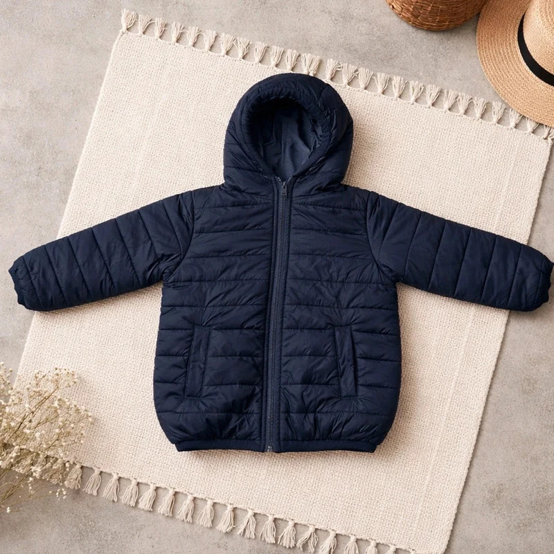 Capuche doudoune n0078 légère – Impidimpi – taille 9-12 mois / 74 cm 2