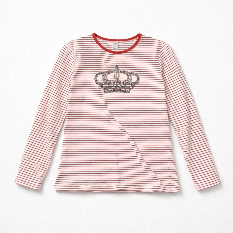 Haut n0083 rouge et blanc rayé – Zara – taille 13 ans / 158 cm 2