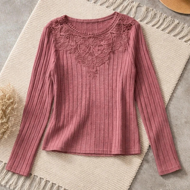 Vieux rose haut côtelé n0092 – Shein – taille M / 38 / 10
