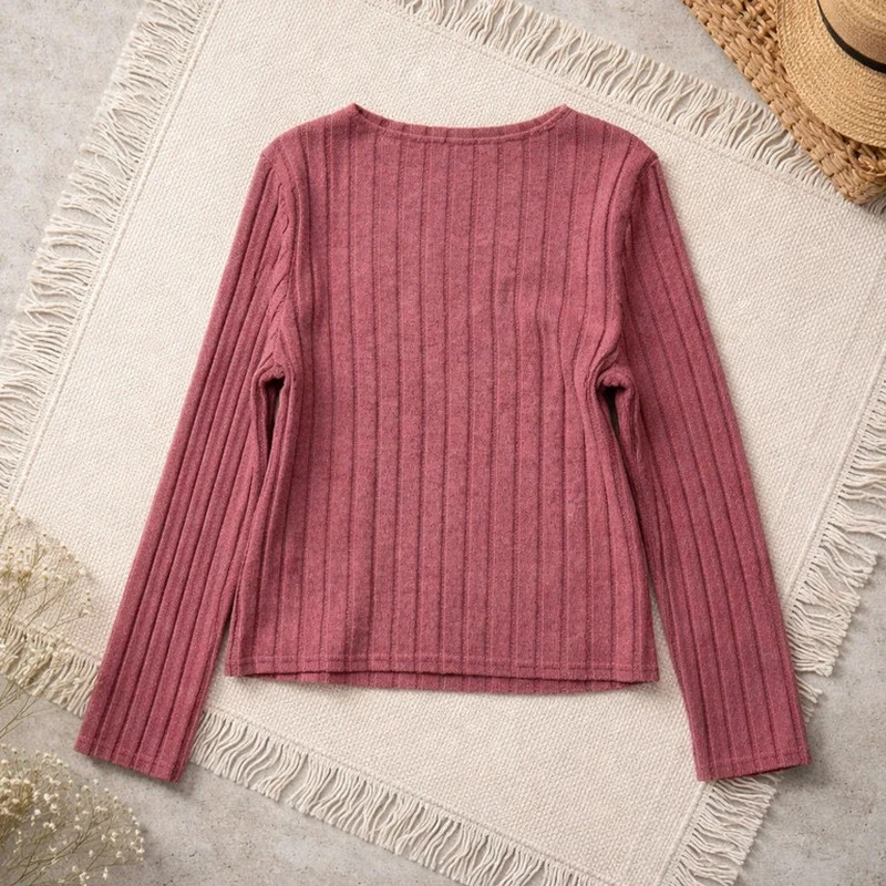 Vieux rose haut côtelé n0092 – Shein – taille M / 38 / 10 2