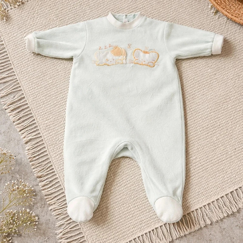 Velours tout doux pyjama n0084 – PAS – taille 9-12 mois / 74 cm 2