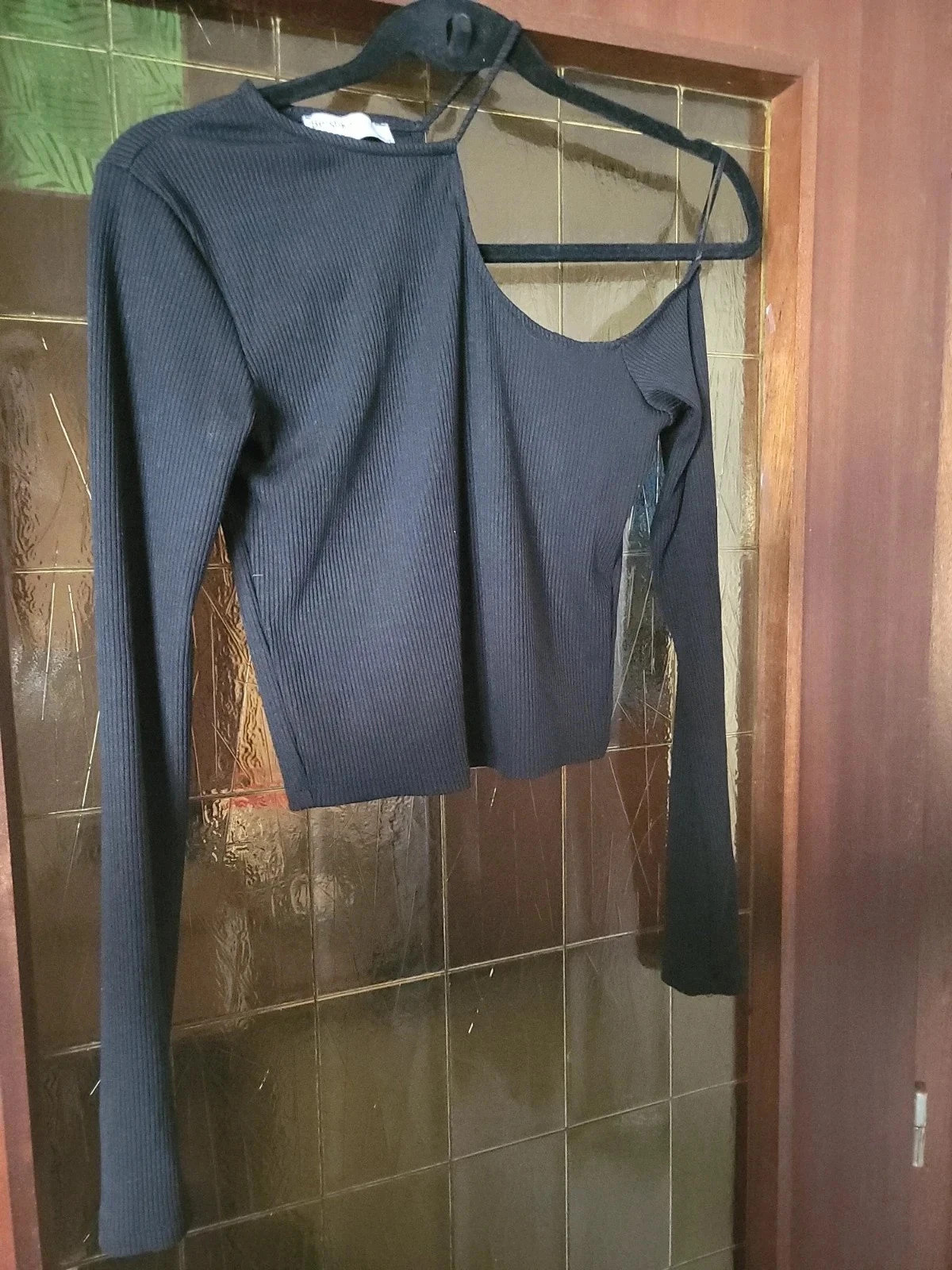 Manches longues noir Top n215