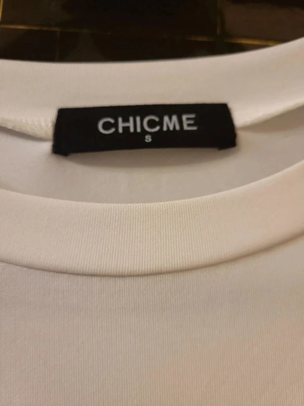 Robe effet cuir bicolore Chic n225 – Chic Me – taille S / 36 / 8 2