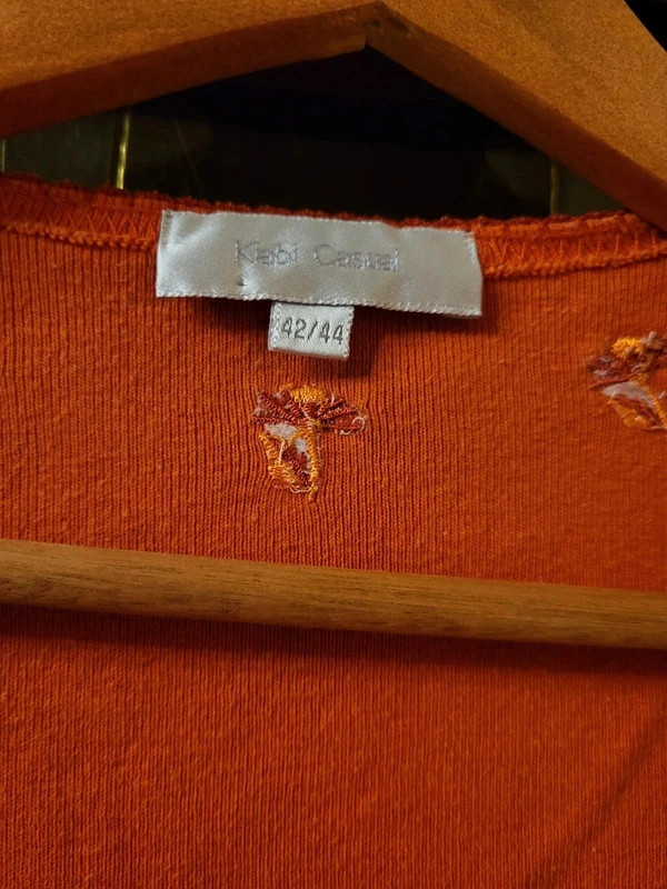 Thirt femme Orange n183 – Kiabi – taille XL / 42 / 14 2