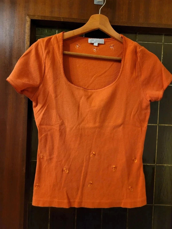 Thirt femme Orange n183 – Kiabi – taille XL / 42 / 14