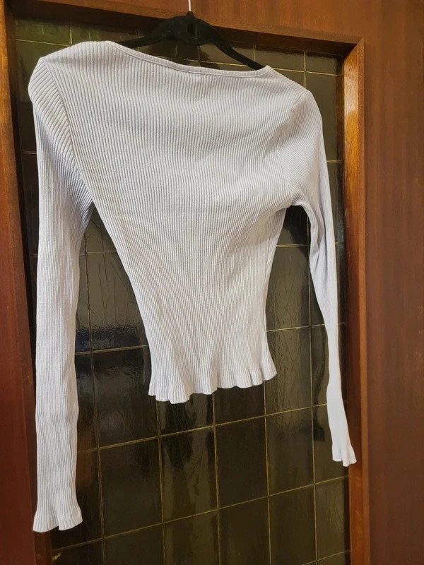 Pull gris clair basic n224 – Gina Tricot – taille L / 40 / 12 3