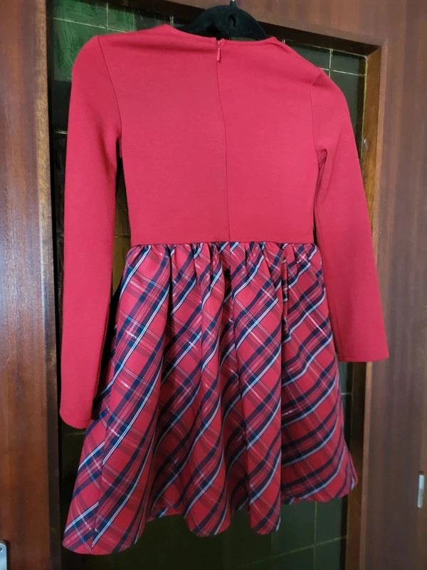 Robe rouge 10 ans -n 186 – Okaïdi – taille 10 ans / 140 cm 2