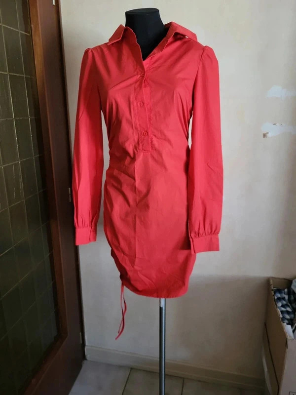 Chemisier rouge chic n187-