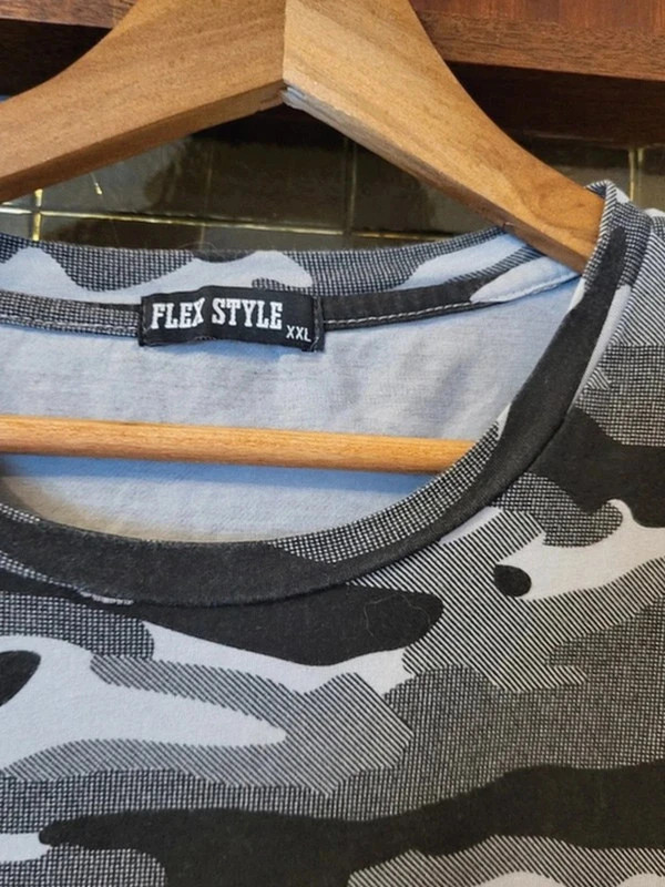 Dégradé Camouflage "Flex Style" T-shirt -0140 – Flex Style – taille XXL 3