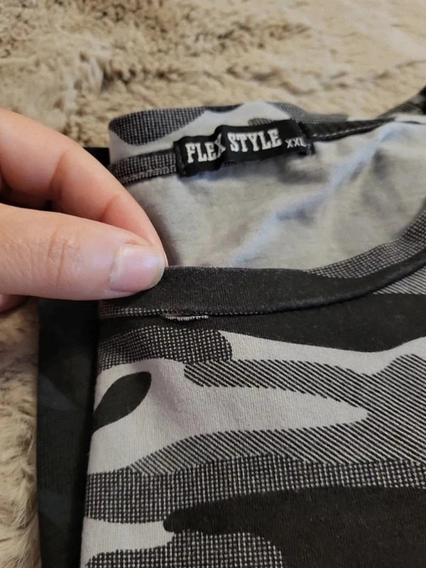 Dégradé Camouflage "Flex Style" T-shirt -0140 – Flex Style – taille XXL 5