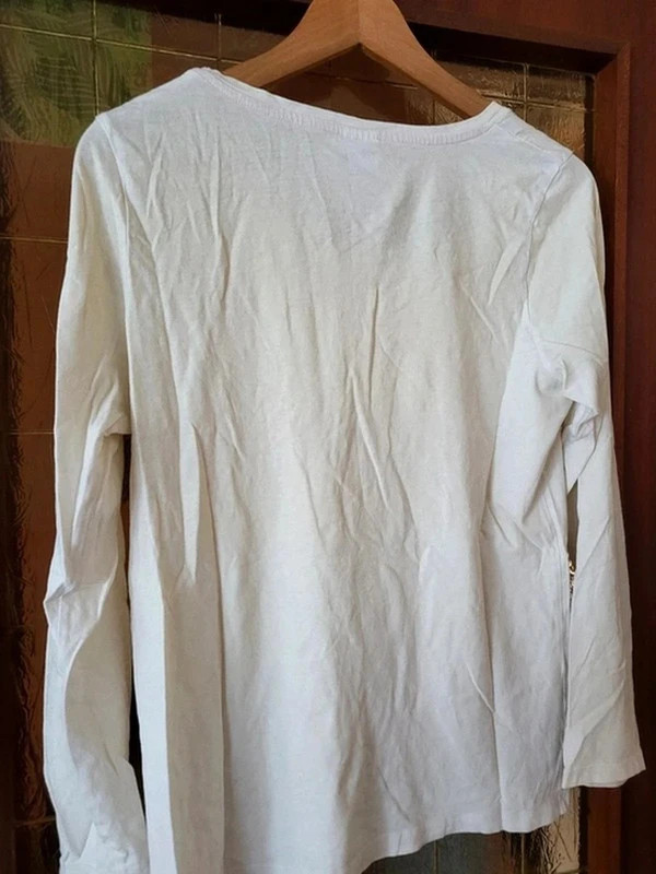 Pyjama haut blanc n145 – Blue Motion – taille L / 40 / 12 2