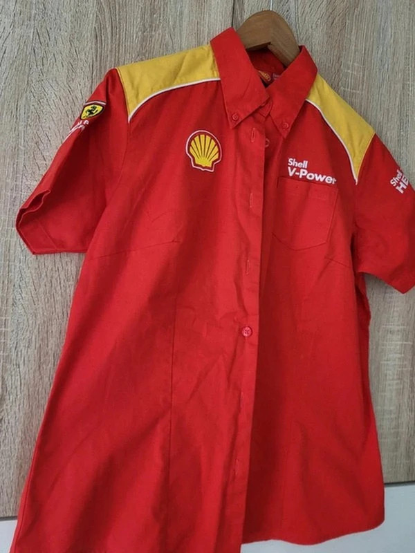 Officielle Chemise V-Power Shell -n144 – Shell – taille M / 38 / 10
