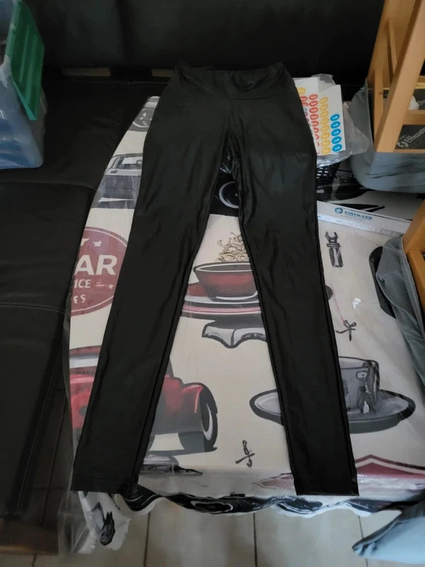 Noir Leggings n118 Effet Cuir – Primark – taille XXS / 32 / 4 2