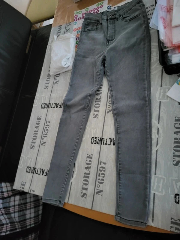 Jean "Daysie n125 Slim Gris – Daysie – taille S 2