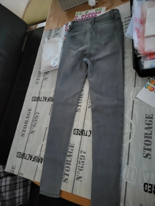 Jean "Daysie n125 Slim Gris – Daysie – taille S 4