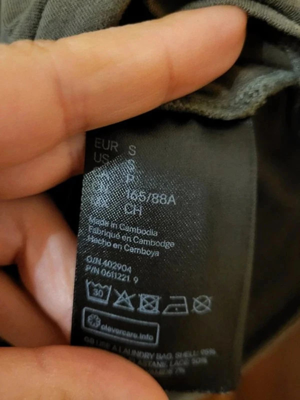 H&M Top dentelle kaki -n154 – H&M – taille S / 36 / 8 4