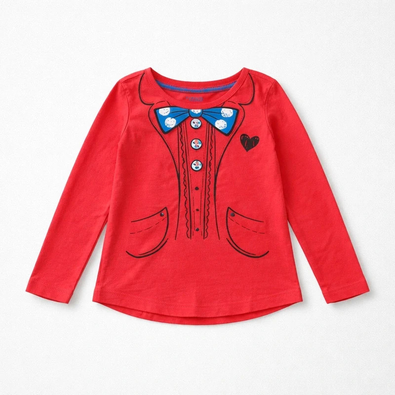 rouge Tshirt n0074 – young – taille 5 ans / 110 cm 2