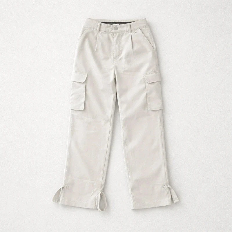 Amisu Pantalon Cargo Satiné - Rare en Taille 32 n109