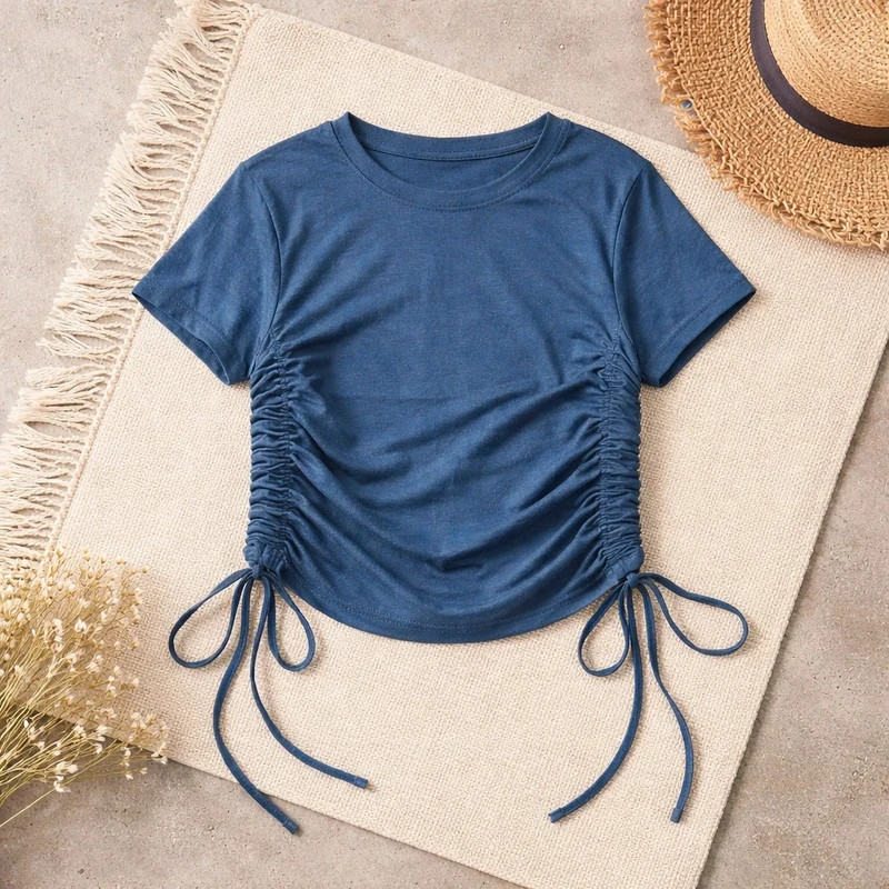 Style Y2K Top bleu marine n0064 – Shein – taille S / 36 / 8