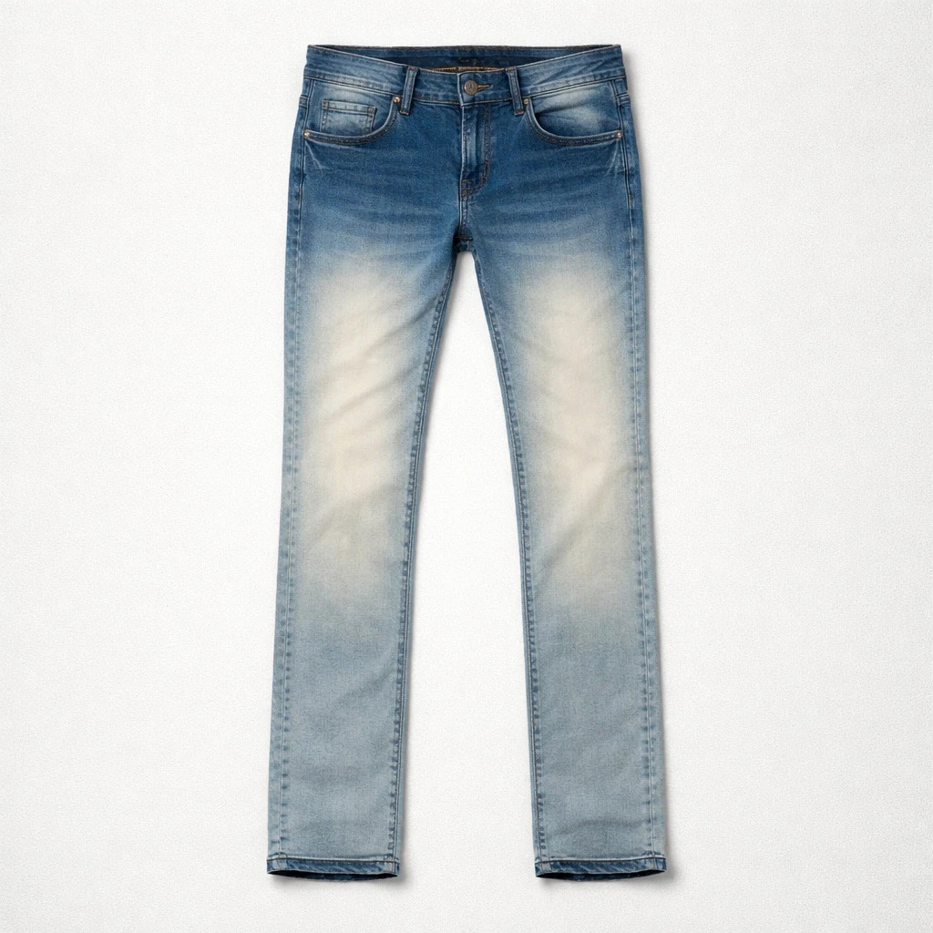 Jean slim dégradé bleu et blanc n0062 – Tiffosi – taille XS / 34 / 6 2