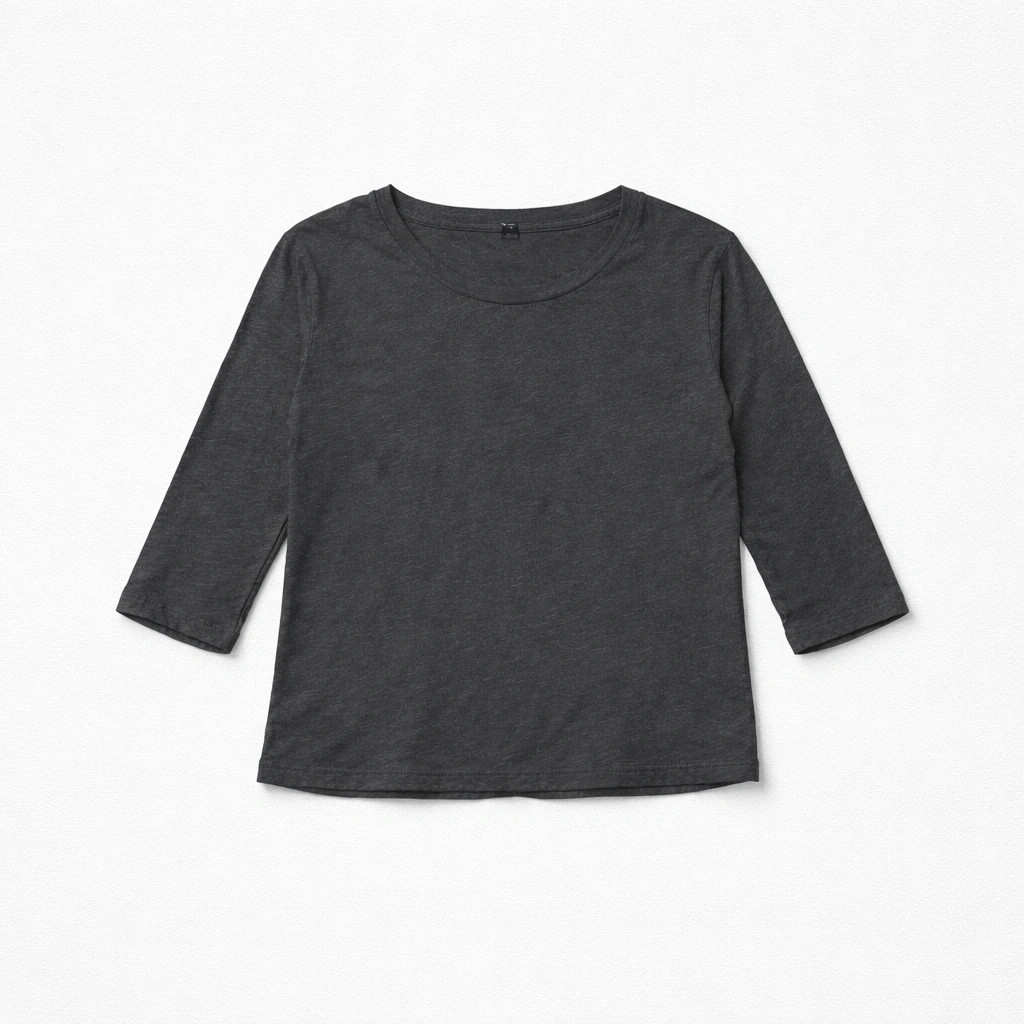 Tshirt Noir Basique Manches Longues n0053 – Only One – taille M / 38 / 10 2