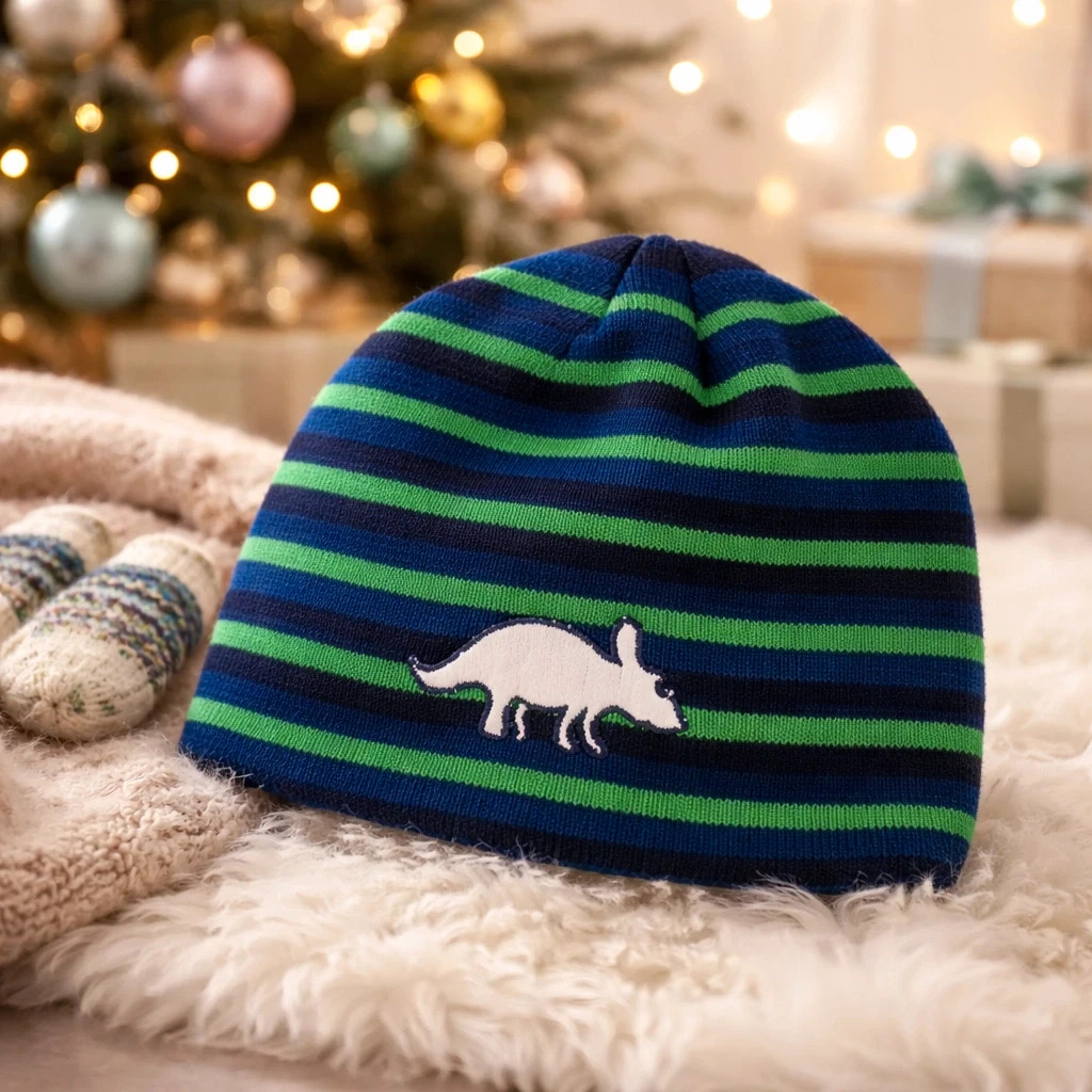 Bonnet Rayé Style "Skater" n0038 – Pusblu – taille 3 ans / 98 cm 2