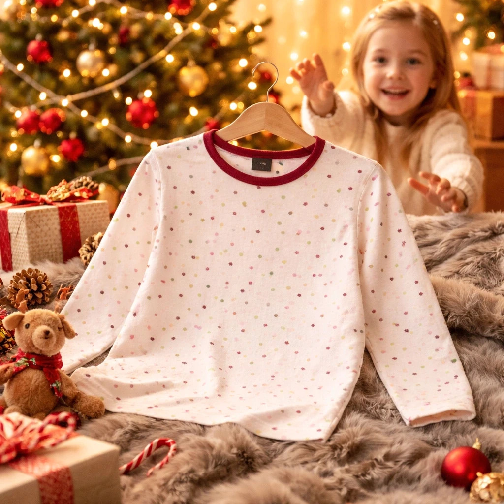 Haut de Pyjama Douillet à Pois n0023 – alive – taille 5 ans / 110 cm 2